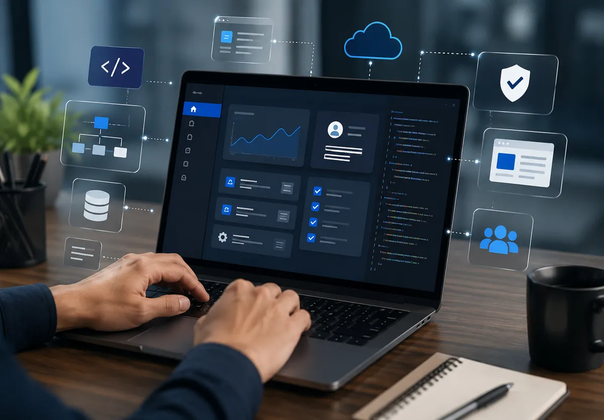 Custom software development for flexible business system solution