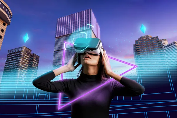 Augmented reality interactive marketing experience in a physical space with digital content overlay