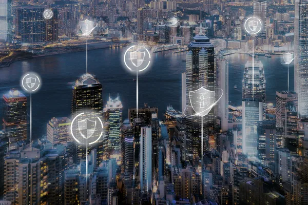 Industrial IoT devices and smart sensors used for monitoring equipment and operational performance.