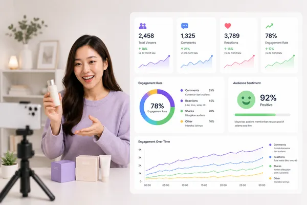 AI live analytics untuk mengubah interaksi host menjadi data real-time