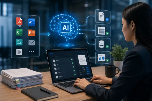 Penerapan AI document automation finance untuk otomatisasi laporan keuangan