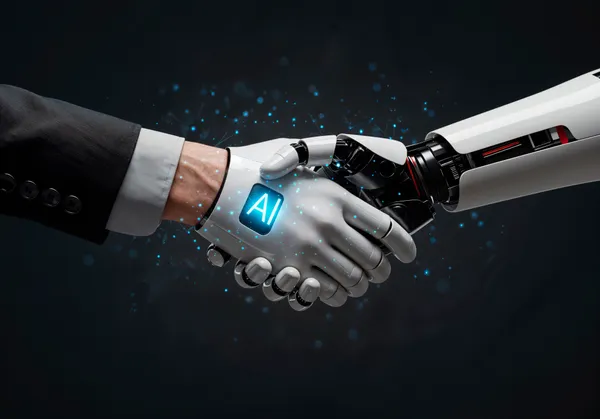 Kolaborasi tim profesional bersama perusahaan AI di Indonesia untuk transformasi digital
